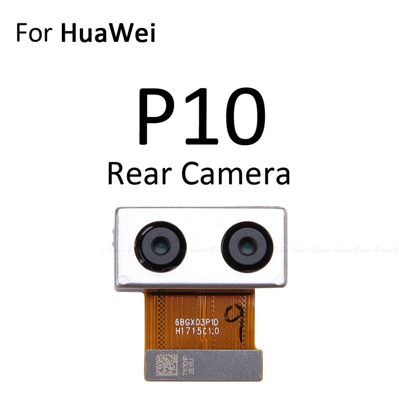 Cámara de Selfie trasera, principal y frontal para HuaWei P10, P9 Plus Lite, grande y pequeño módulo Mini, piezas de reparación de Cable flexible
