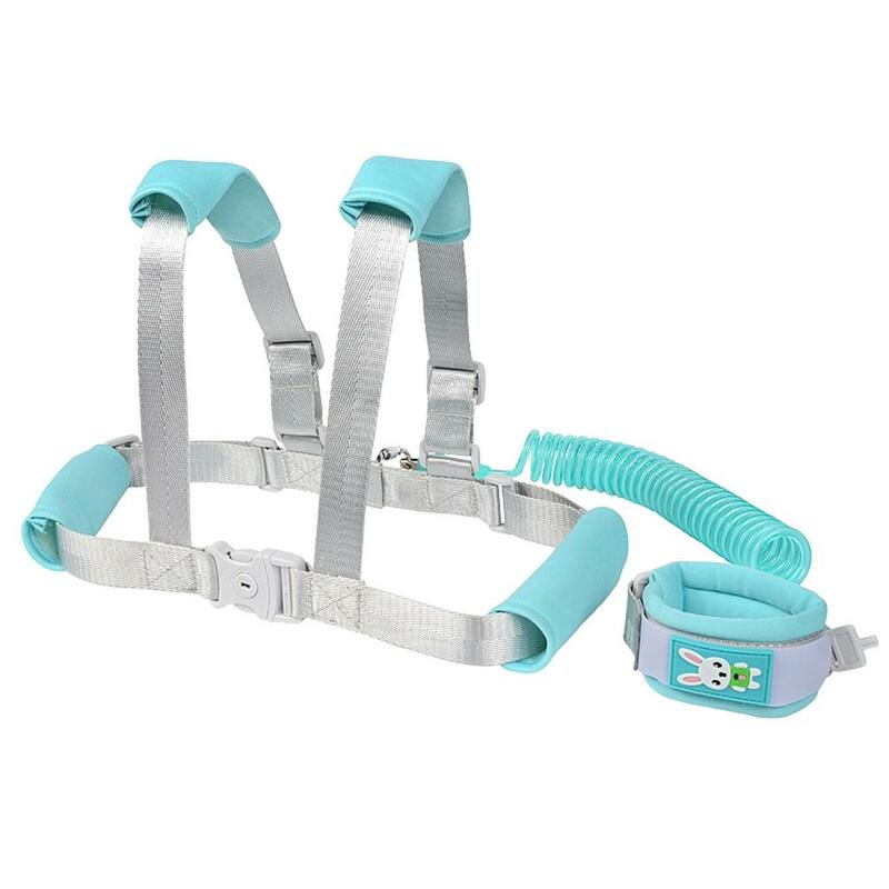 Harnais de sécurité Anti-perte de lien au poignet, laisse pour bébé, corde de marche en plein air, ceinture à main, bracelet réglable de 2M de Long