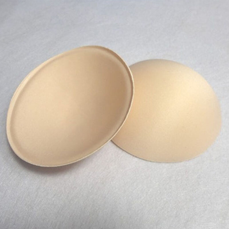 2 pçs 1 par inserções de esponja no sutiã acolchoado para maiô mama push up fill soutien remendo de mama almofadas mulheres intimate acessórios