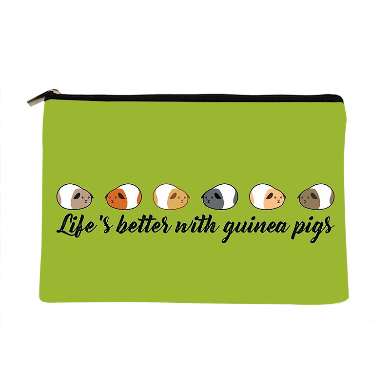 Women better guinea pigs Printed Make up bag Fashion Women Cosmetics Organizer Bag for Travel Colorful Storage Bag for Lady Bag
