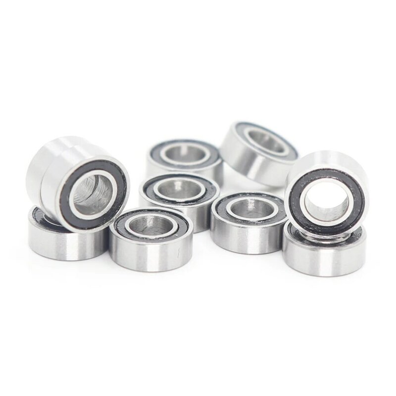 MR106RS Bearing ( 10 PCS ) 6*10*3 mm ABEC-7 Hobby Electric RC Car Truck MR106 RS 2RS Ball Bearings MR106-2RS Black Sealed