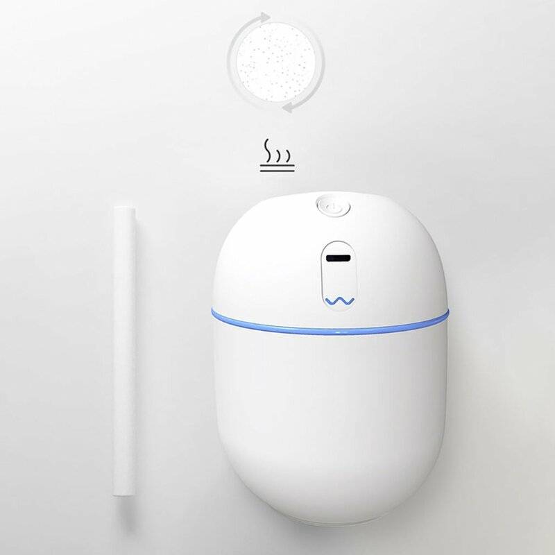Mini Desktop Usb Luchtbevochtiger Thuis Auto Water Replenishment Meter Nachtlampje Spons Stok Luchtbevochtiger Accessoires