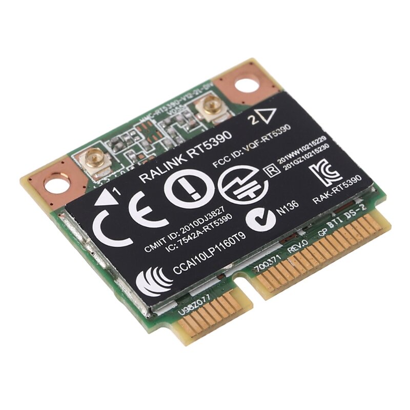 RT5390 Nửa Mini PCIe Wlan Không Dây Thẻ SP 670691-001 Cho RaLink HP436 CQ45 G4 4340S 4445S SP 691415-001