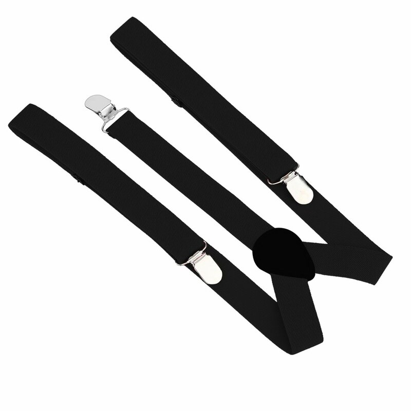 Verstelbare Volwassen Jarretel Bandjes Y Vorm Elastische Vrouwen Mannen Elastische Clip-On Bretels 3 Clip Broek Bretels Shirt Accessoires