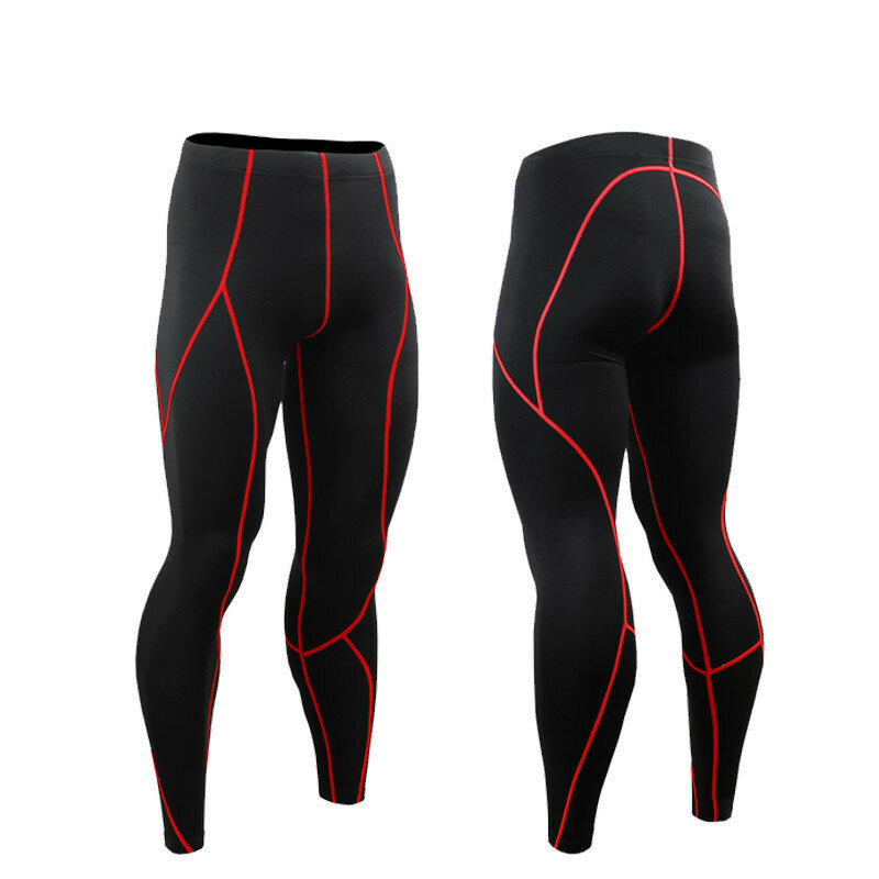 BJJ MMA Jogging Leggings Running Compression Pants Athletic Football Trousers Training Sport Yoga Sportswear Gym Workout Tights