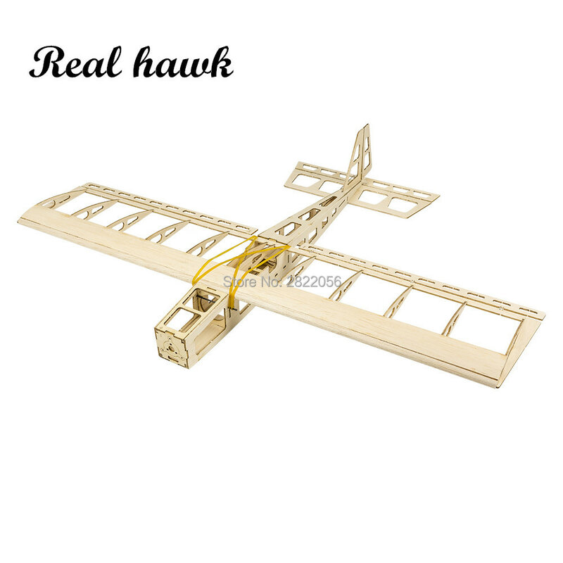 Avión de Balsawood a escala 2019, minipalo de corte láser, Kit de Balsa de 580mm, modelo de madera de construcción artesanal