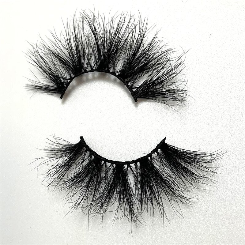 25mm 3d mink lashes handmade cruelty free crisscross false mink eyelashes resuable volumn extension makeup GS511