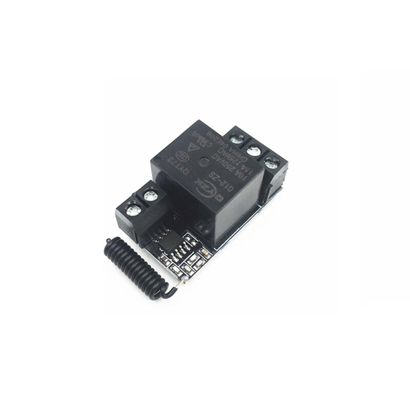 Taidacent-Interruptor de Control de Motor remoto inalámbrico, módulo de relé de RF inteligente, tablero, interruptor de Control remoto, 12V, 8A, 1 CH, 433,92 Mhz