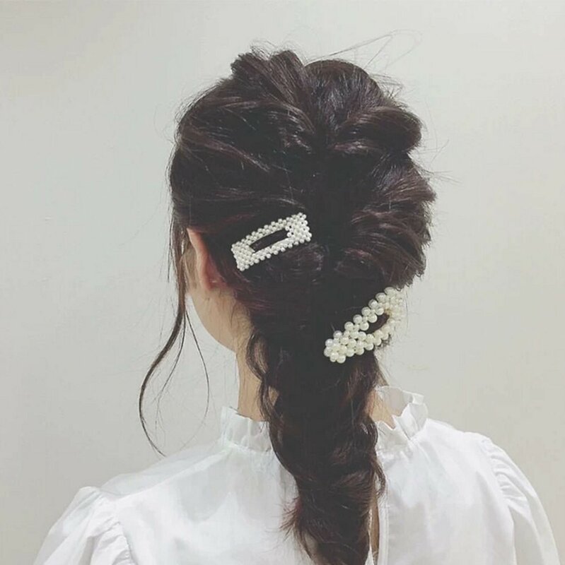 Horquillas para el pelo para mujer, horquilla con perlas, accesorios para el cabello