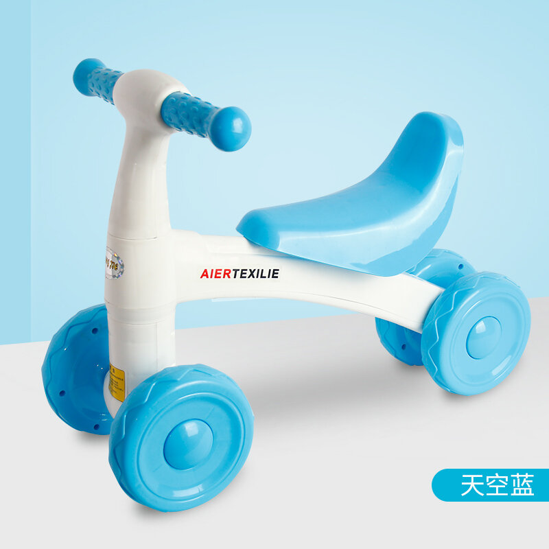 Детский скутер без педалей, скутер для малышей 3 лет, скручивающийся, для малышей