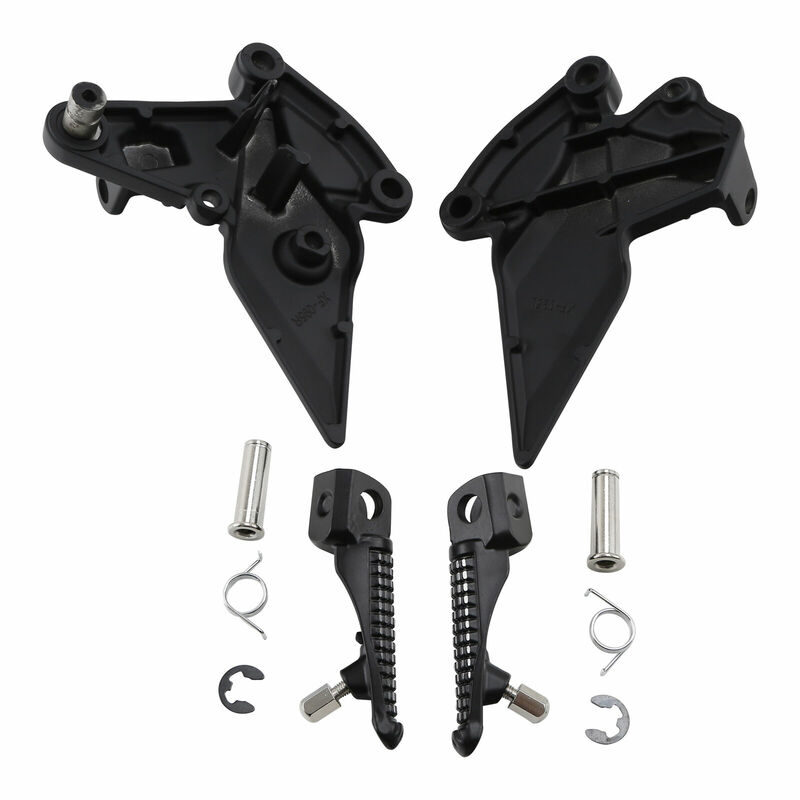 Motorcycle Front Footpegs Pedals Footrests Bracket For Kawasaki Z1000 ZR1000 2010-2021