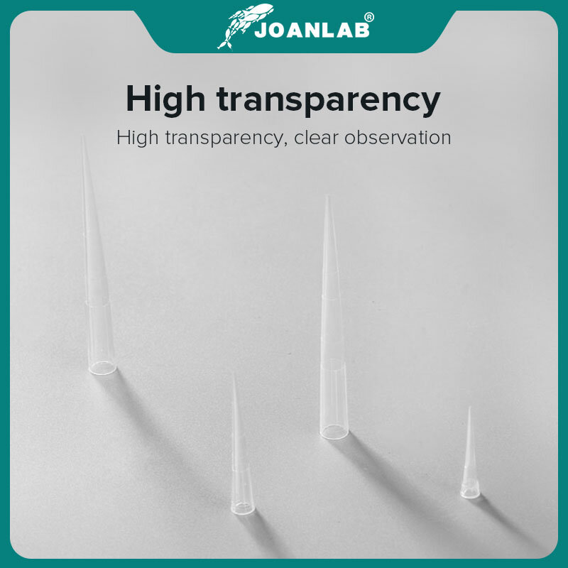JOANLAB مخزن الرسمي مختبر ماصة نصائح 10ul 200ul 1 مللي 5 مللي 10 مللي Micropipette المتاح البلاستيك ماصة تلميح مختبر المعدات