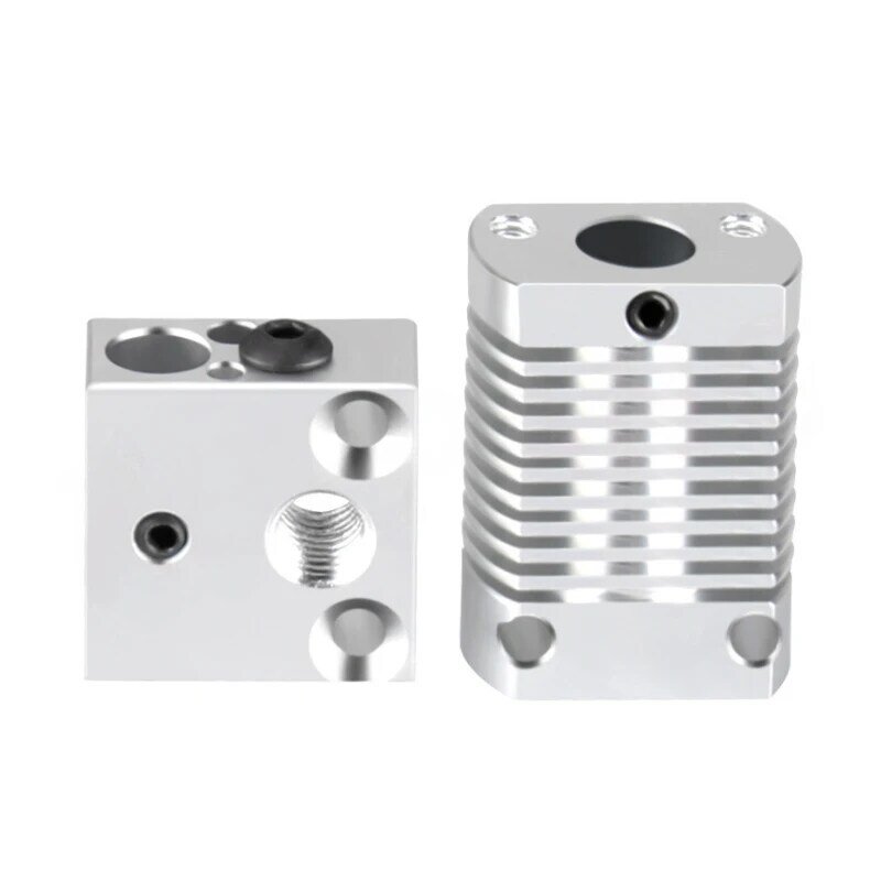 3D Printer Accessories Heated Block CR10 Heat Sink CR10S for Print Head Extruder J-head Aluminum Block