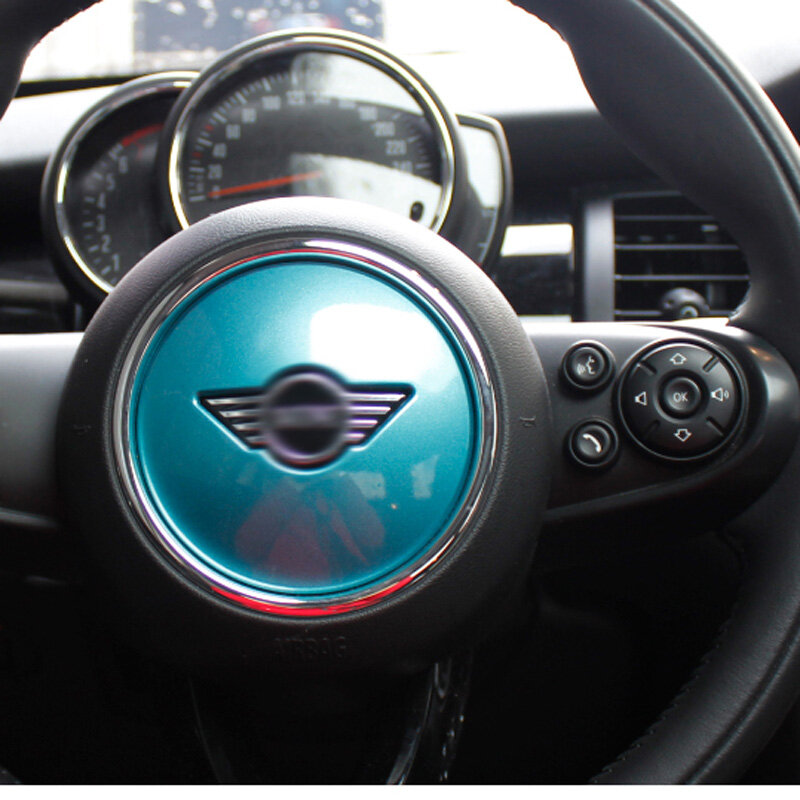 عجلة القيادة لوحة مركز قذيفة الزخرفية ل ميني كوبر F54 F55 F56 F57 F60 اكسسوارات تعديل الداخلية تصفيف السيارة
