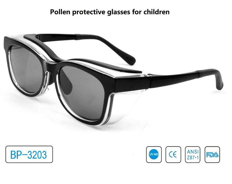 Lunettes de protection anti - pollen pour enfants, lunettes uv unies entièrement fermées, lunettes de protection contre le pollen