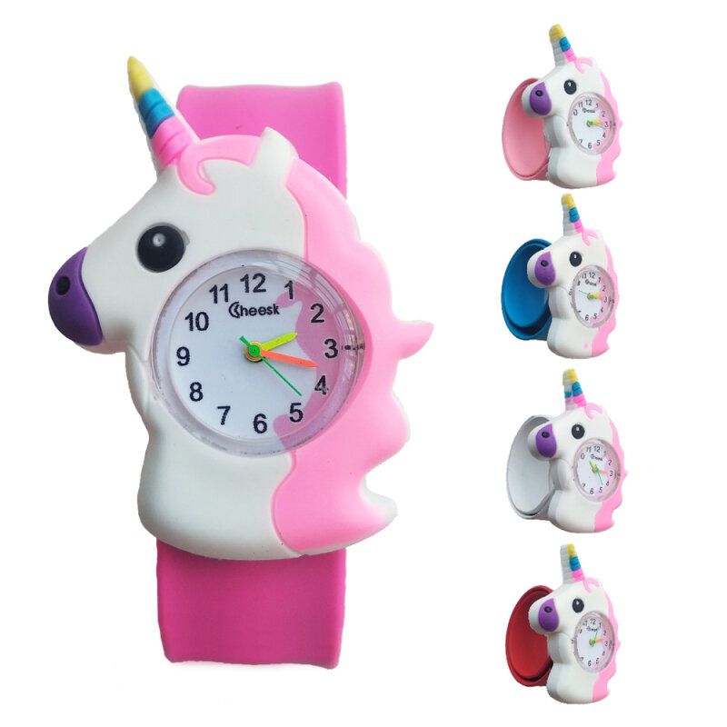 Pony reloj de pulsera para niños, relojes para niños y niñas, regalo electrónico Digital deportivo para niños, reloj para estudiantes, juguetes de unicornio para bebés