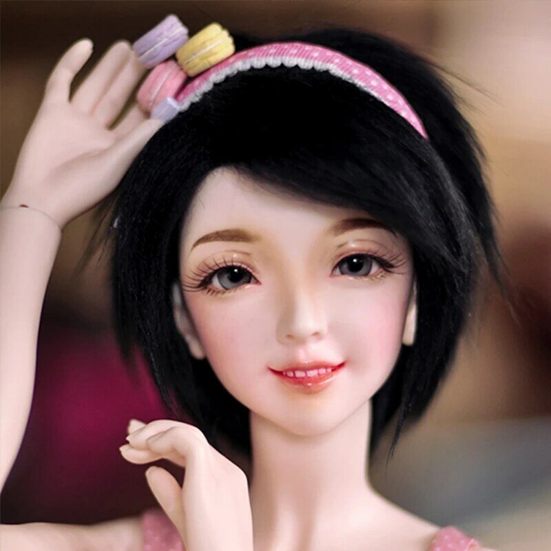 New Hamin 1/3 BJD doll SD Smiley resin movable ball joint elf advanced  spot makeup