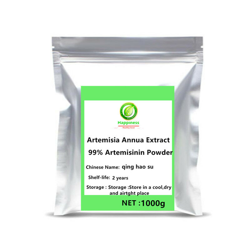 Gorąca sprzedaż organiczny Artemisia Annua ekstrakt 99% Artemisinin proszek słodki piołun anty raka długowieczność wsparcie darmowa wysyłka