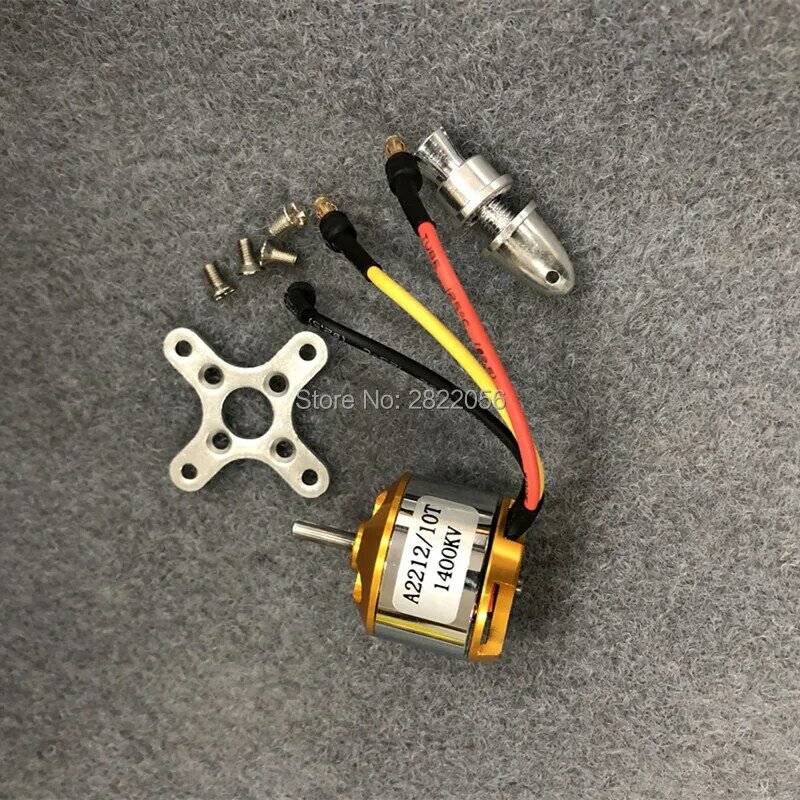 Motor sem escova para avião RC Multi Copter, Outrunner, A2212, 930KV 1000KV 1400KV 2200KV 2450KV 2700KV, 1Pc