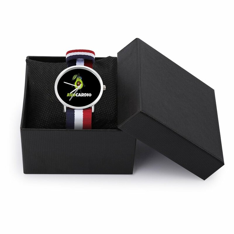 Reloj de pulsera deportivo para hombre, pulsera de cuarzo con diseño Simple de aguacate, barato