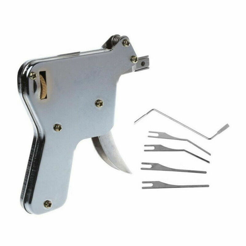 Novo serralheiro chave ferramentas de reparo bloqueio arma com prática transparente fechaduras quebrado chave extrator picareta ferramenta
