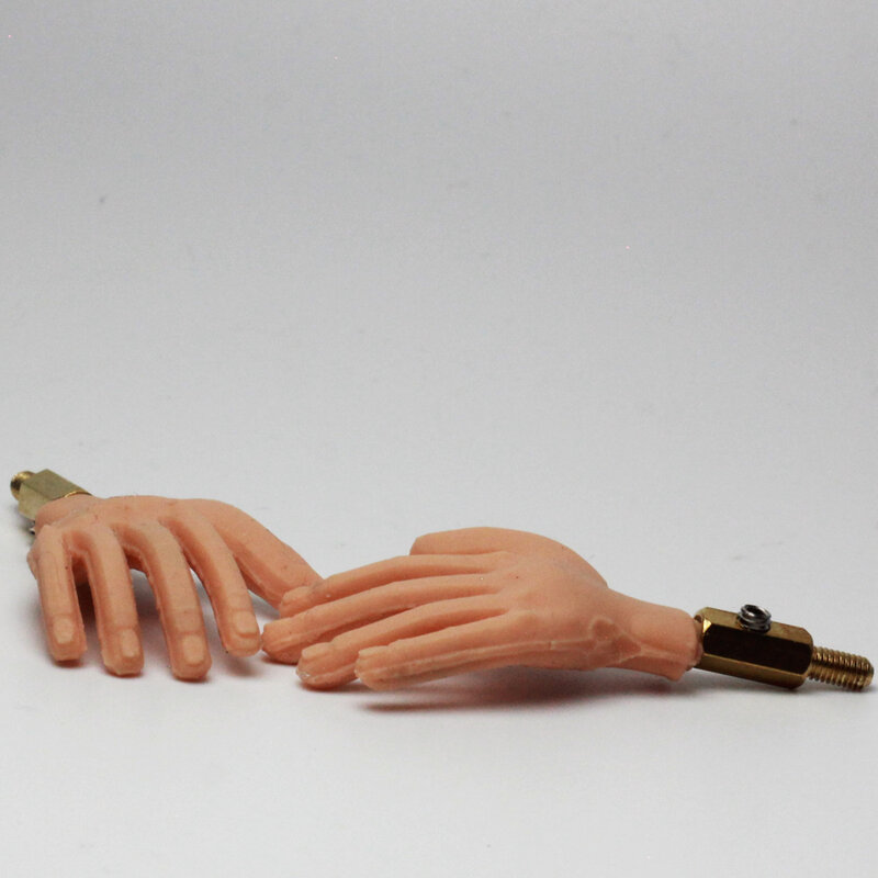 1 пара силиконовых рук с алюминиевой проволокой внутри для свободного движения для кукольного движения стоп-движения