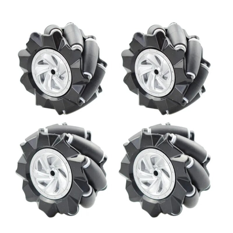 5/10/15KG Load 60/80/96mm Omni Mecanum Wheel with 4/6mm TT Hubs for Arduino Raspberry Pi DIY STEM Robot Car Chassis Toy Parts