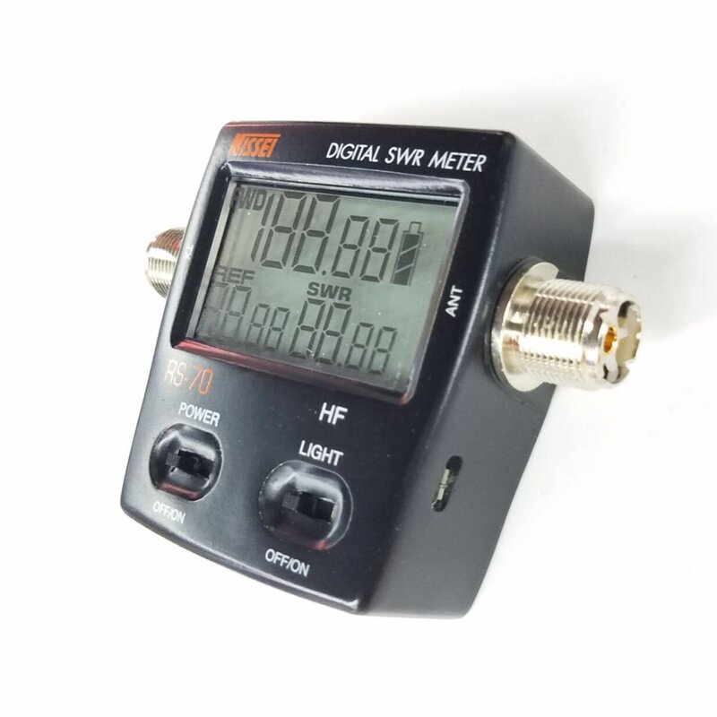 Digital SWR Power Counter, medidor de energia MHZ, conector tipo Nissan M, RS-70, 1.6-60MHz, 200W