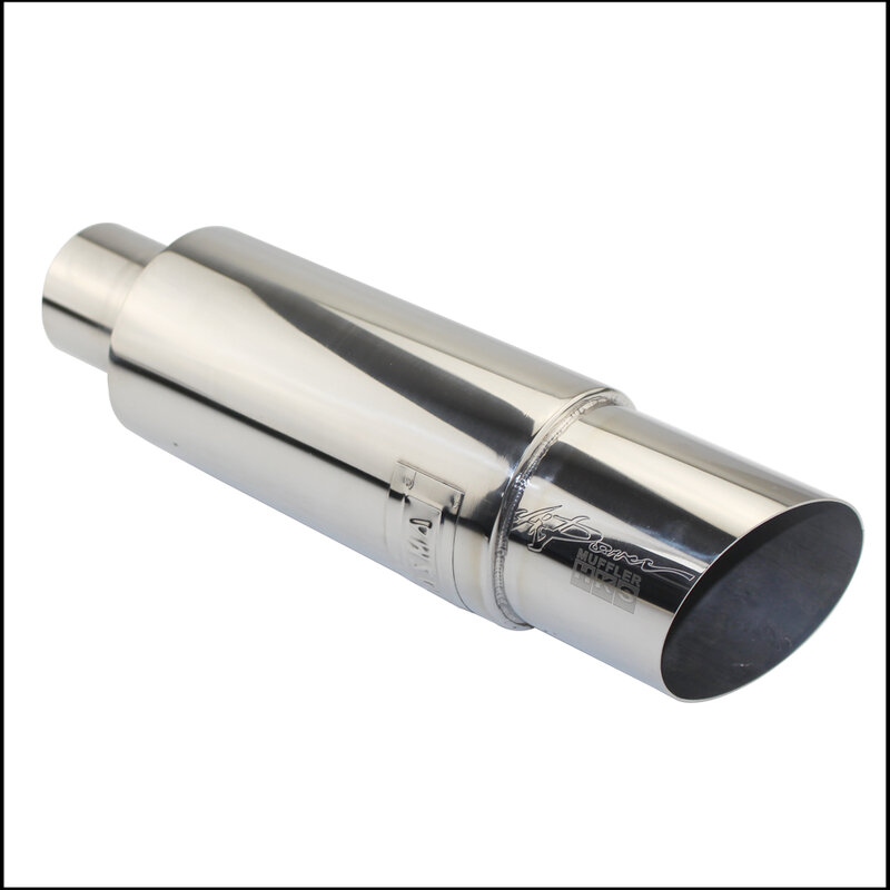 Universal Stainless Steel Exhaust Systems, Silenciador Tip, Silencer Tail Pipe Styling, Carro e Moto, ID, 51mm, 57mm, 63mm, Outlet 89mm