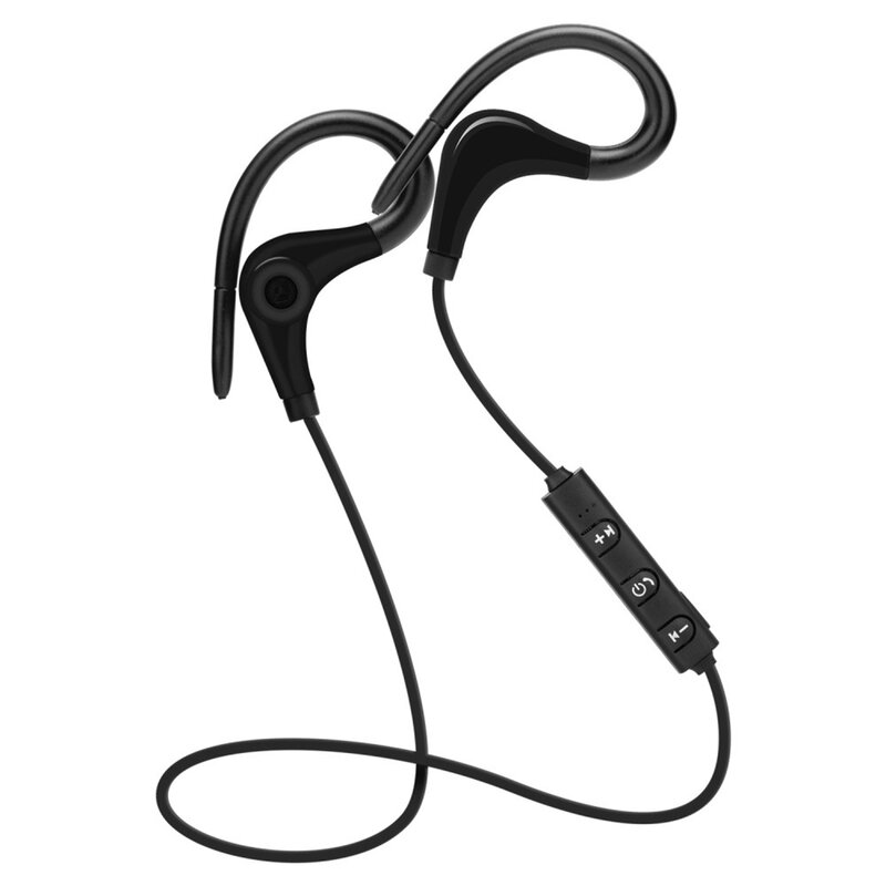 Gancho sem fio Super Bass Stereo Headset, fone de ouvido esportivo, Running Headphone, Bluetooth 4.1