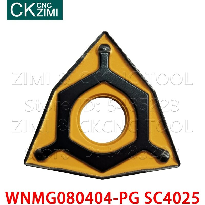 WNMG080404-PG SC4025 WNMG080408-PG SC4025 카바이드 인서트 목재 선반 도구 CNC 금속 선반 도구 강철 용 고품질 WNMG