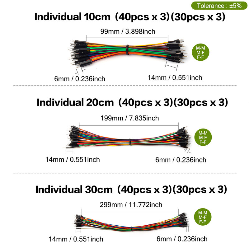 Медный Джампер Dupont Cable 10 см 20 см 30 см, паяльный гибкий линейный соединитель «сделай сам» для макетной платы Arduino