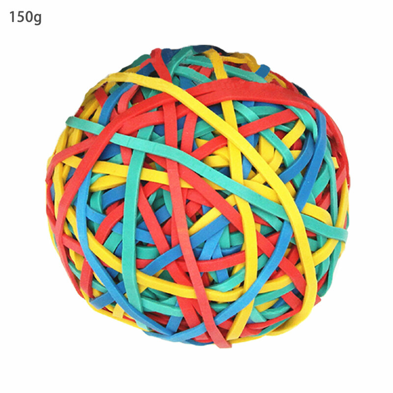 Kolorowe elastyczne pętle biurowe uchwyt na dokumenty organizowanie trwałe rozciągliwe DIY sztuka i rękodzieło okrągłe elastyczne guma Band Ball