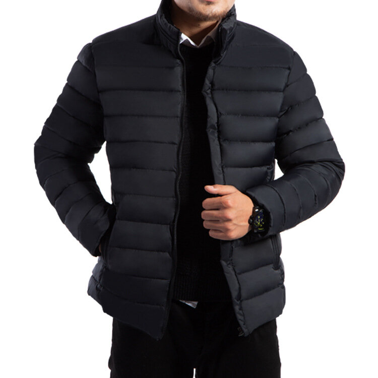 Markowy płaszcz MRMT 2024 kurtki męskie zimowe w średnim wieku wieku rekreacyjnego w krótkim stylu do męskiego kurtka odzież bawełnianego