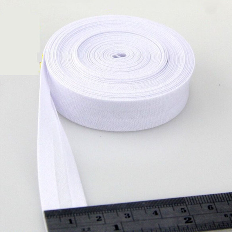 15mm (5/8")Width Back Side Ironed Single Folded Cotton Bias Binding Tape For Garment Cushion Table Quilt Craft Diy Accessories