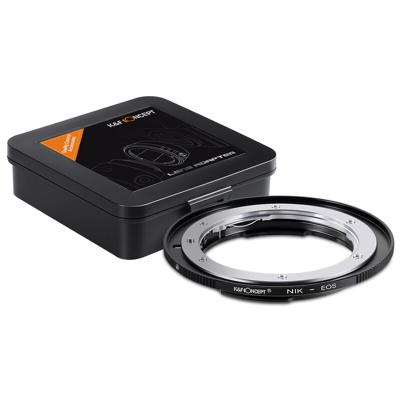 Крепление K & F CONCEPT переходное кольцо для Nikon объектива F AI Ai-S для камеры Canon EOS EF 600D 60D 5D 500D AI- EOS