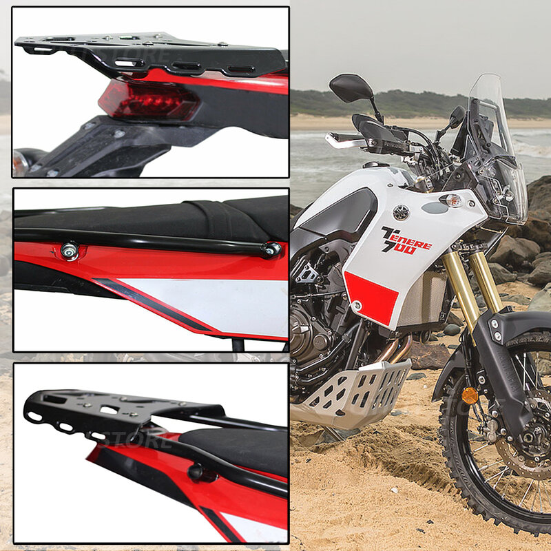 Nowe akcesoria motocyklowe Top Case tylny bagażnik do Yamaha Tenere 700 XTZ700 XTZ700 2021 2020 2019 tylny bagażnik