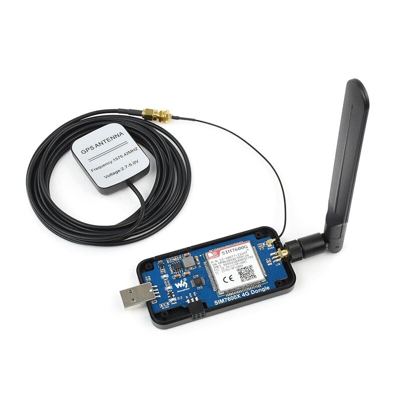 HFES Waveshare SIM7600G-H 4G DONGLE Module, модуль доступа к Интернету для глобальной коммуникации Raspberry Pi GNSS