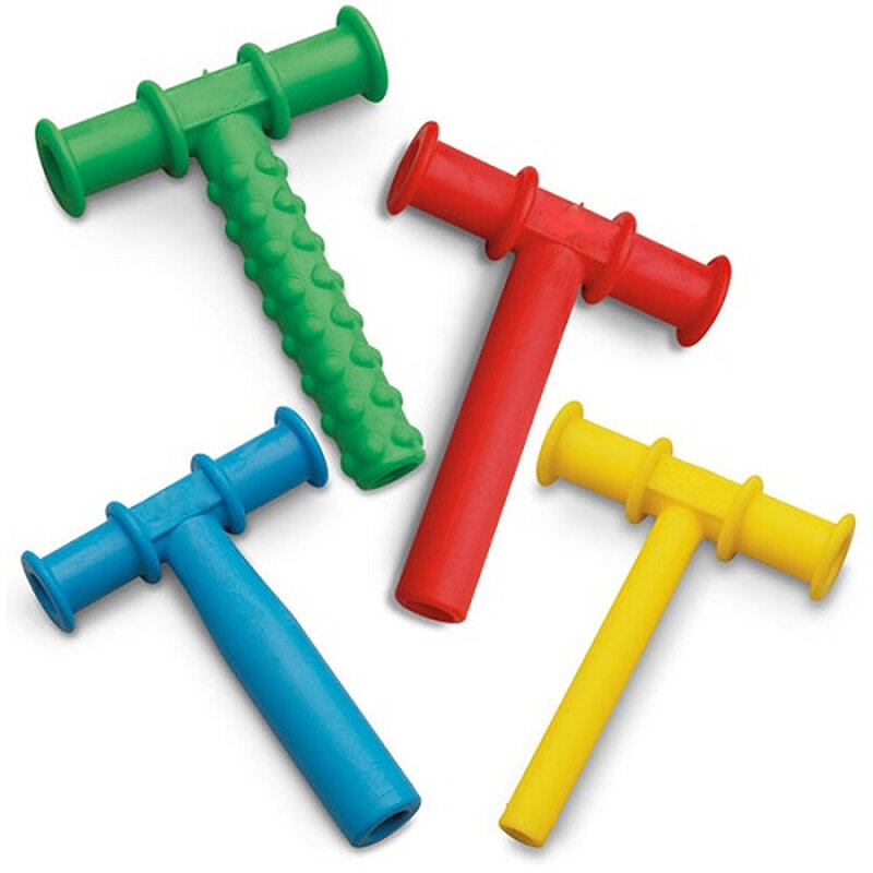 Tubo de mastigação para crianças Mordedor mastigável Oral Motor Chew Tools Brinquedos de terapia sensorial para autismo Tuxtured, Ferramenta de terapia da fala