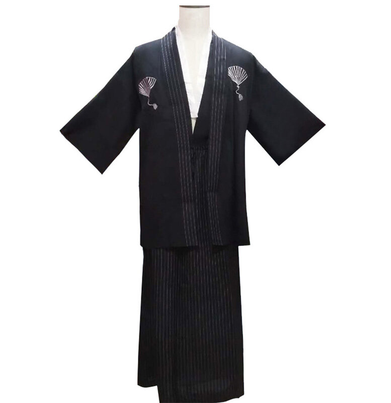 Latensc nowy styl Retro kostium japoński samuraj dzieci Kimono chłopca zewnętrzny klosz karnawałowe pokaz sceniczny imprezowe