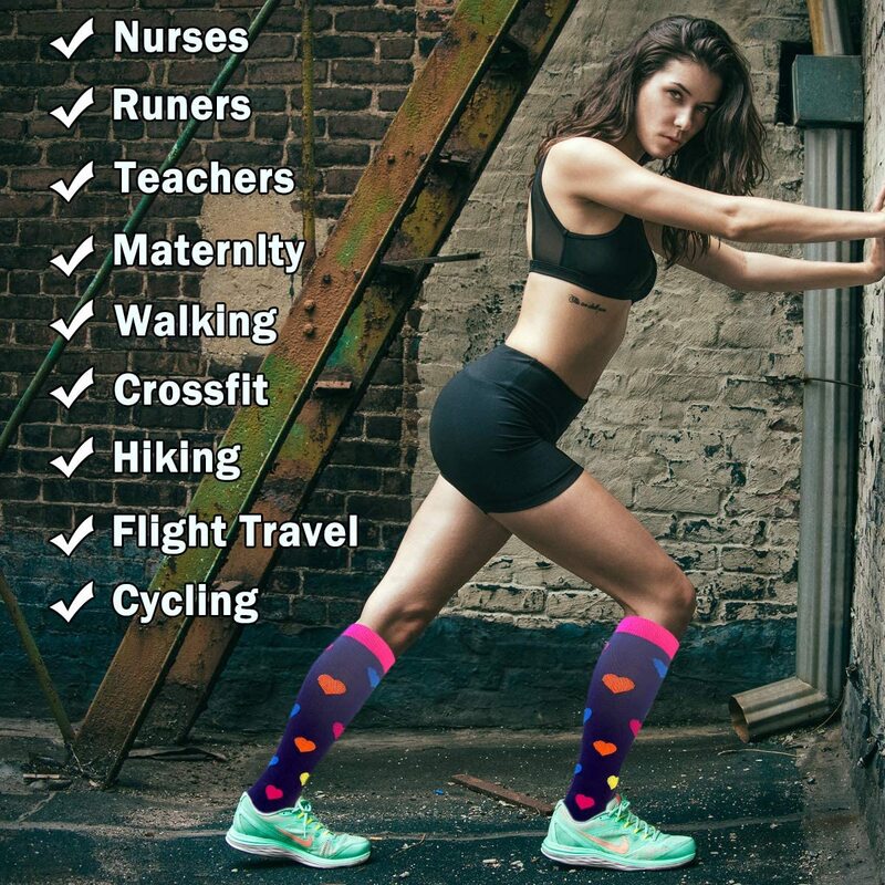 Chaussettes médicales de Compression pour femmes, 30 Mmhg, fines, pour sport, course à pied, cyclisme, varices, unisexe
