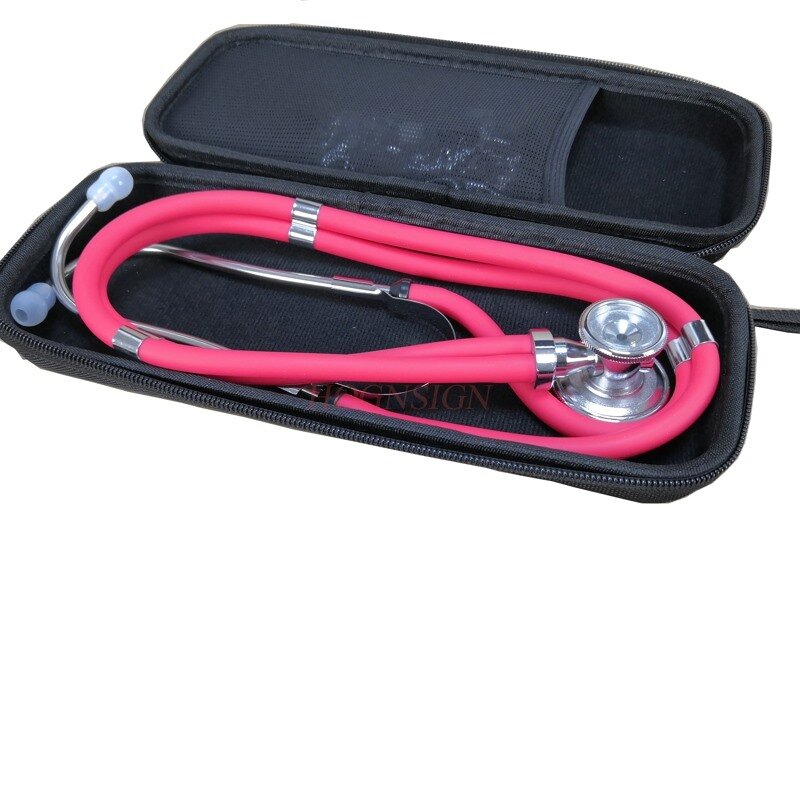 Box + Doctor Stethoscope Heart Care Professional Diagnostic Tool Functional High Quality Health Medical Dual Head Home Use Soft