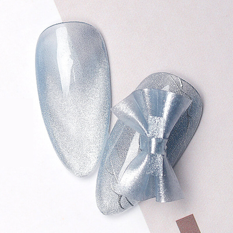 SKVP 8ML żelowy lakier do paznokci Jade kocie oko magnes hybrydowy lakier półtrwały letni lakier magnetyczny podkład żel do malowania paznokci lakier