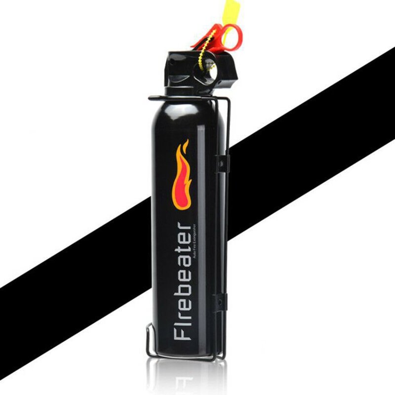 Mini Portable Car Fire Extinguisher with Hook Dry Chemical Fire Extinguisher Safety Flame Fighter Home Office Car