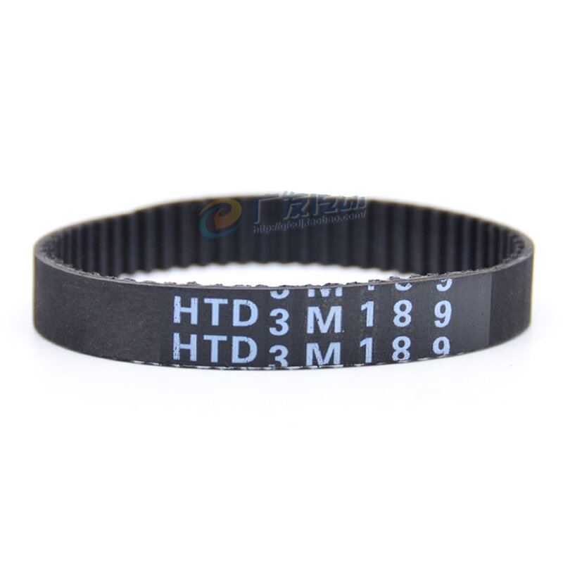 1/2/5Pcs HTD 3M-171 To 3M-201 Synchronous Belt Closed Loop Timing Belt Black Rubber Width 10mm 15mm Pitch 3mm