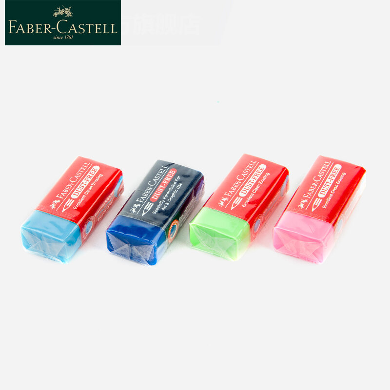 Faber Castell – gommes à crayon spéciales pour enfants, gommes à crayon pour croquis d'art, écriture, dessin et peinture, papeterie cadeau, 187170