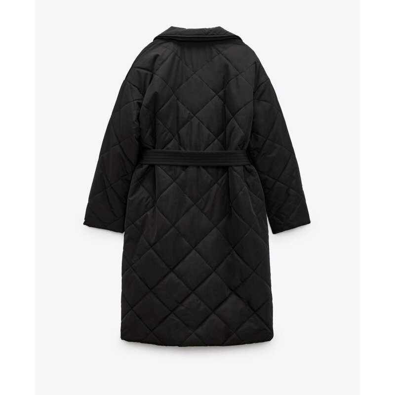 Parka lungo donna cotone Casual inverno 2022 abbigliamento sciolto per donna giacca doppio petto cappotti invernali con cintura