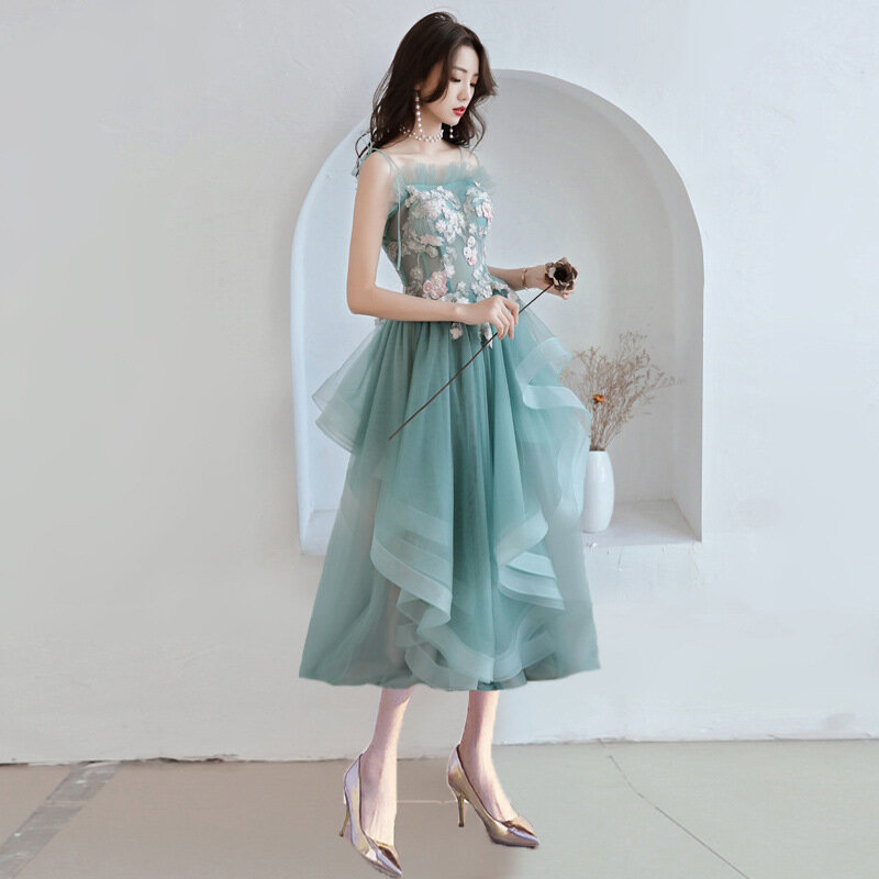 Damskie eleganckie sukienki studniówkowe długie z dopasowaniem za pomocą sznurowania sukienka wykwintne damskie siatkowe suknie Robe De Soiree
