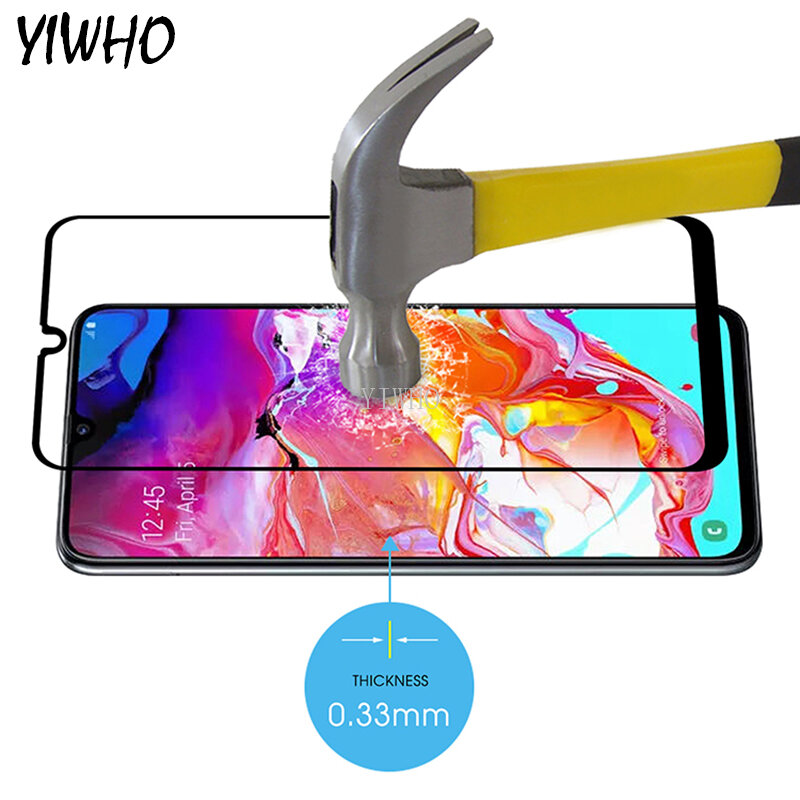 Full Cover Glass for Samsung A70 A70S Tempered Glass Screen Protector for Samsung Galaxy A 70 2019 70S 70A 6.7 SM-A705F SM-A707F