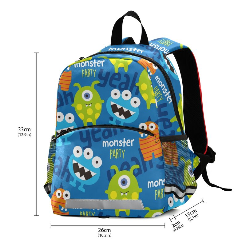 Новый детский школьный рюкзак для мальчиков, школьный рюкзак для девочек, для детей ясельного возраста детский сад игрушки стильная футболка с изображением персонажей видеоигр Monster вечерние животных Школьный рюкзак
